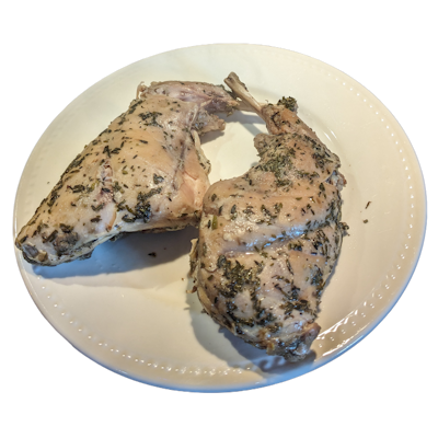 Cuisse confites prêt à manger